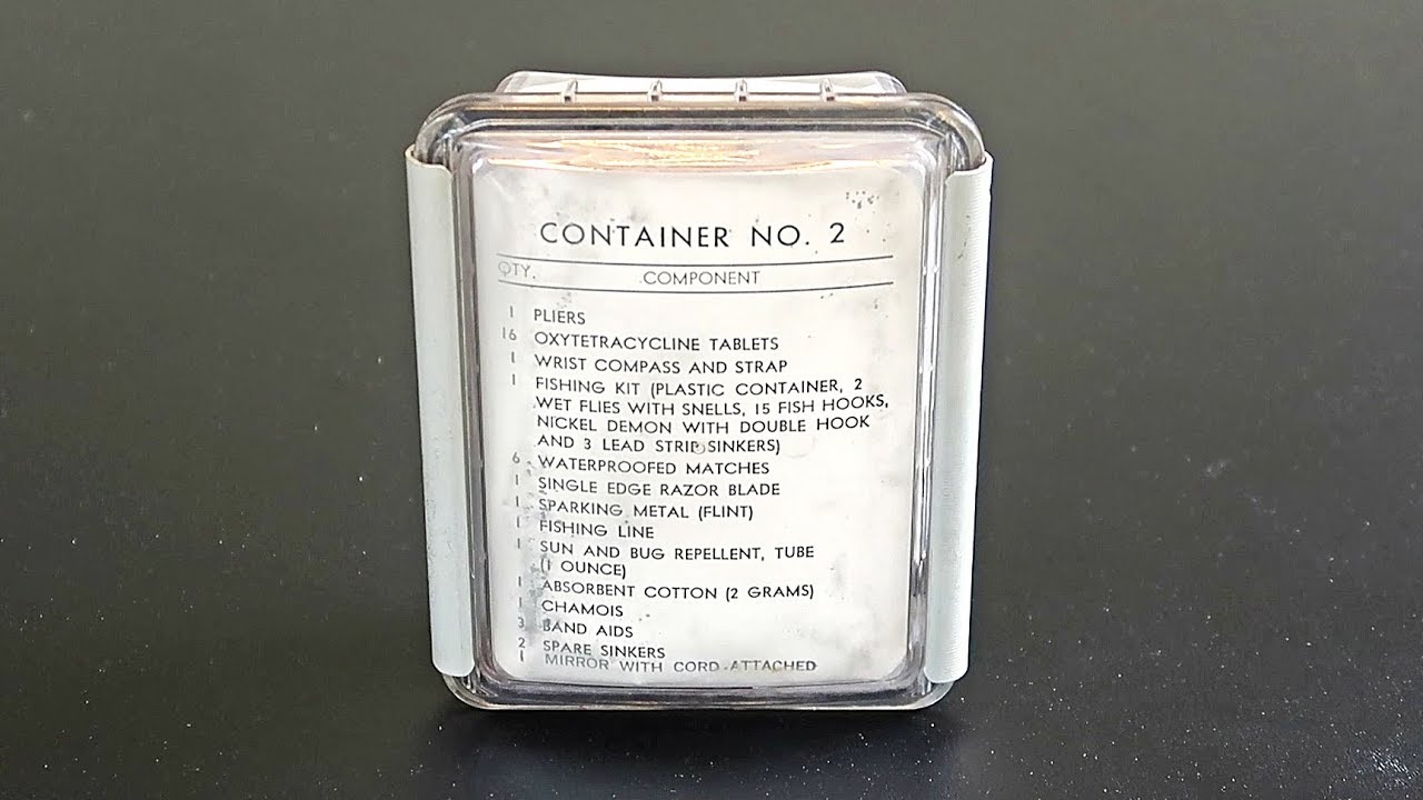 Opening 55 Years Old Survival Kit