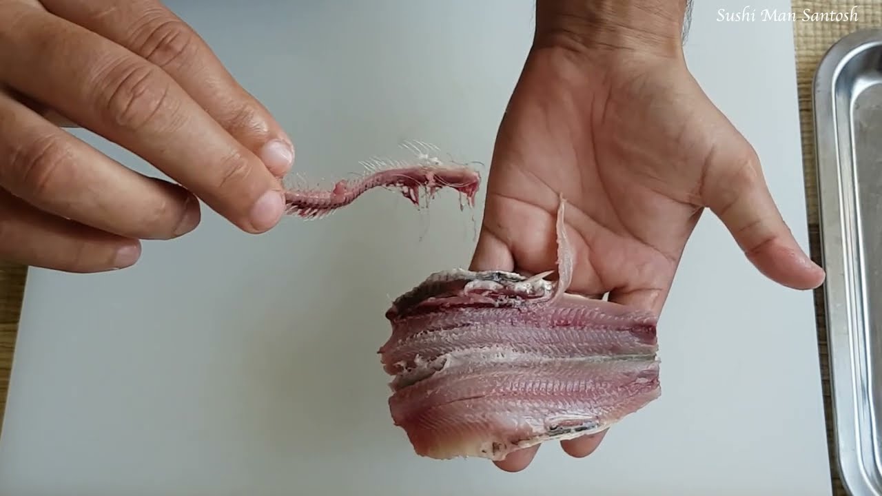 How to Fillet Sardine with Hand and Treat to get Sushi and Sashimi grade