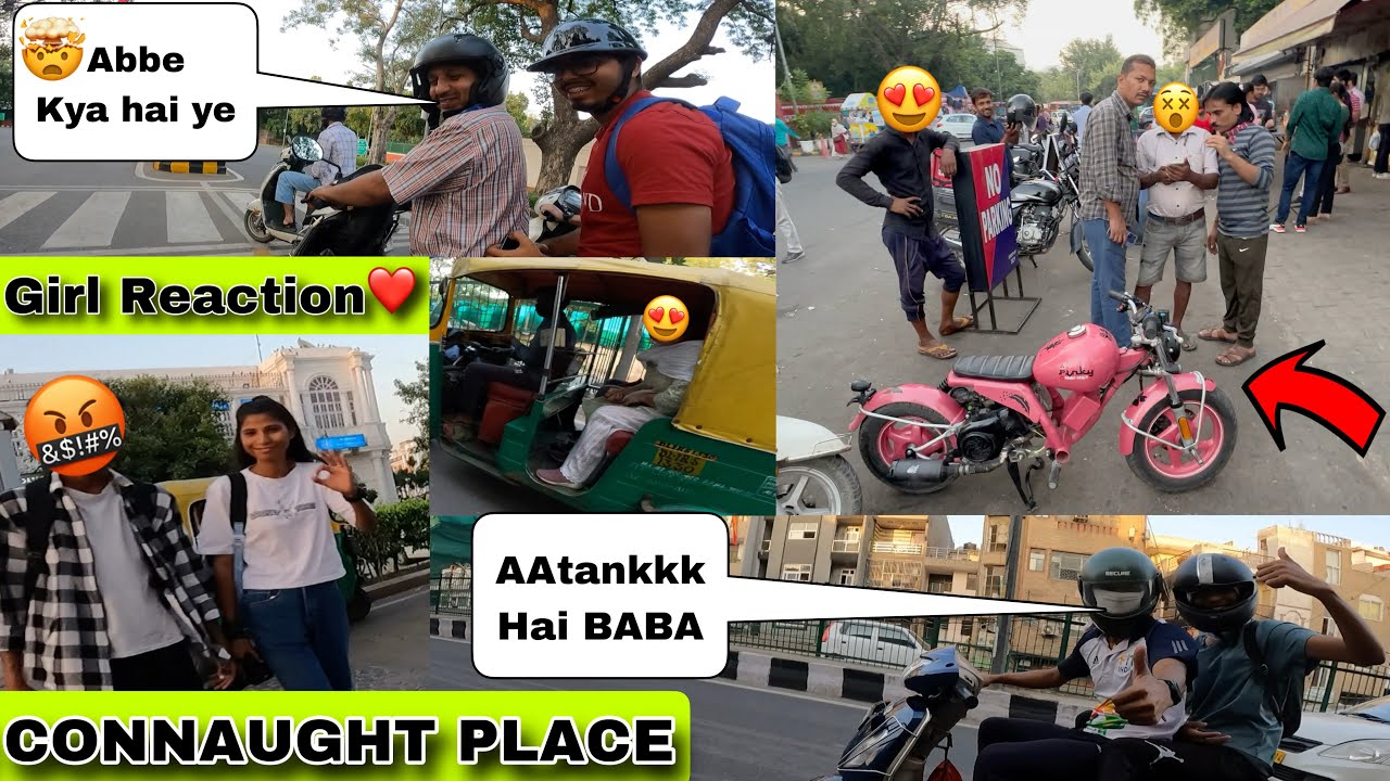 Mini Bullet In CONNAUGHT PLACE🤩 || Awesome Reactions😍 