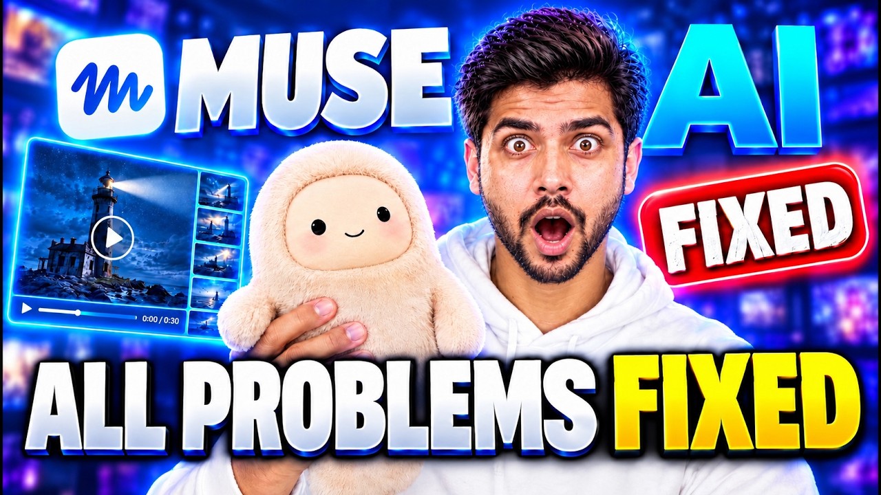 MUSE AI LOGIN FIXED! 😱 23 BILLION FREE TOKENS + All Problems Solved