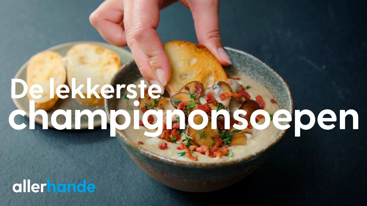 Heldere of gebonden champignonsoep? Deze maak je makkelijk zelf! | Soep | Allerhande