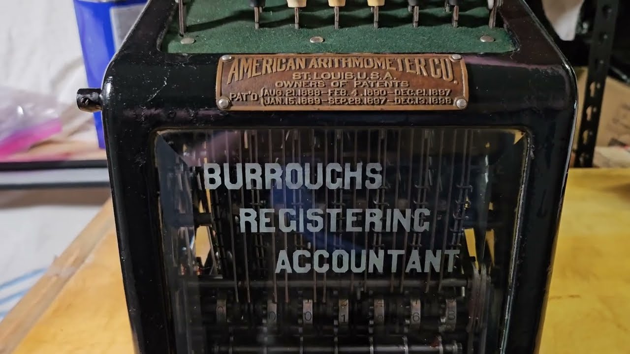 Burroughs Registering Accountant by the American Arithmometer Company