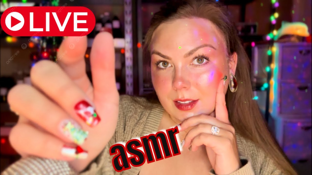 🔴LIVE: Ultra Rare ASMR (nostalgic unboxings, tapping, whisper rambles, + hang out) +CHRISTMAS🎄