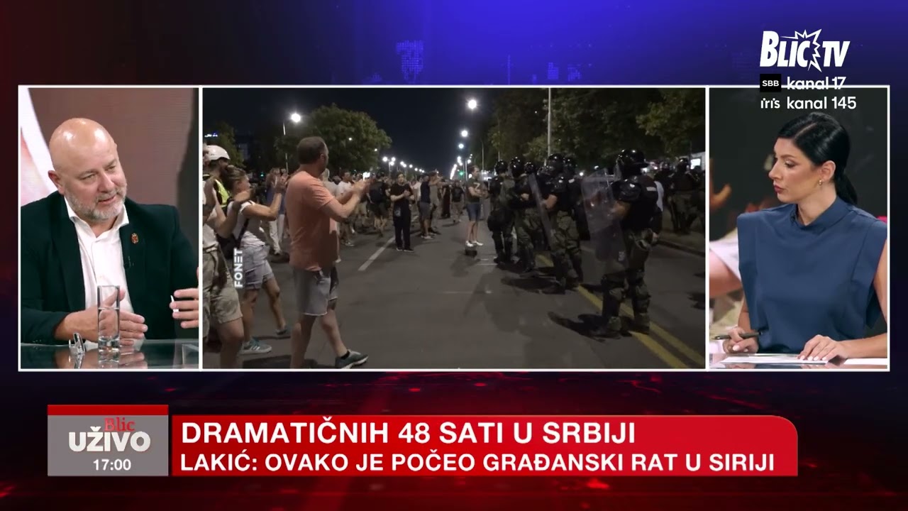 DRAMATIČNIH 48 SATI U SRBIJI! Suzavac, topovski udari i kamenice na ulicama! | BLIC