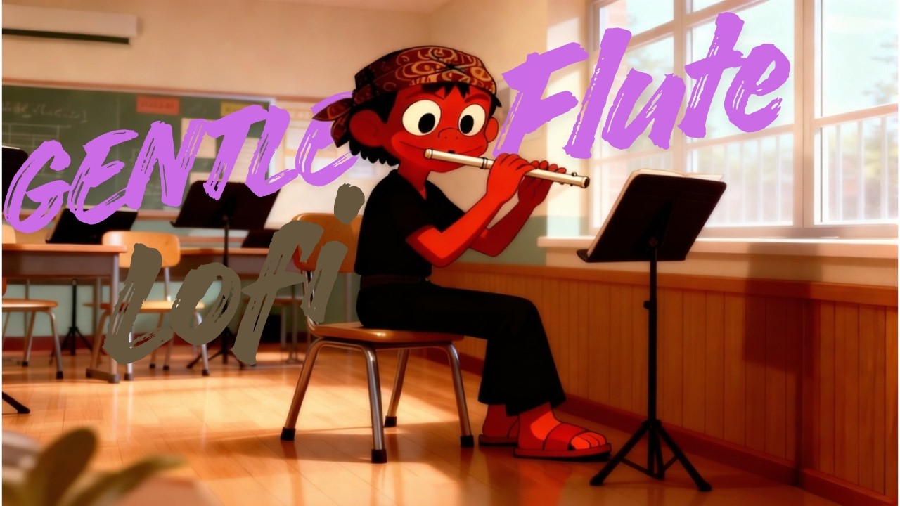 Gentle Flute Lofi 🍃🎶 Calm Beats for Peaceful Moments