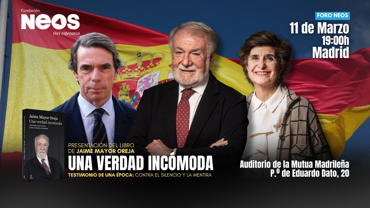 DIRECTO | José María Aznar y María San Gil presentan el libro de Mayor Oreja 'Una verdad incómoda'