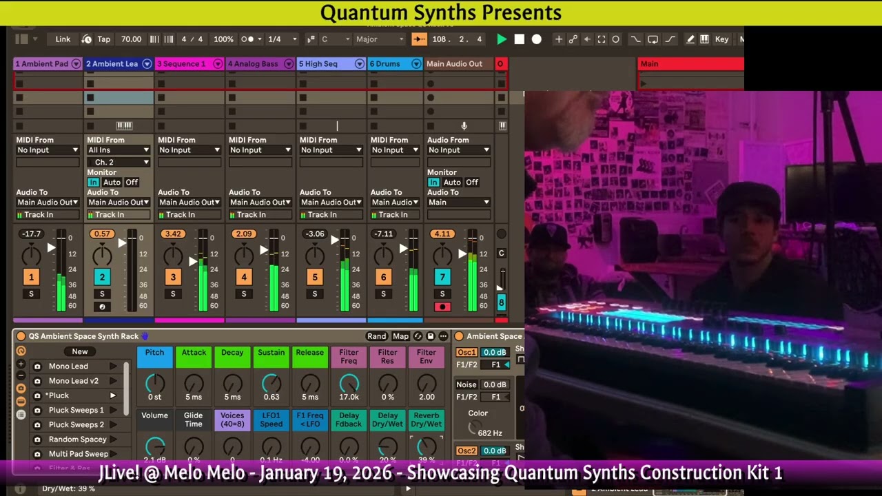 Live! @ Melo Melo, Santa Cruz, CA - January 19, 2026