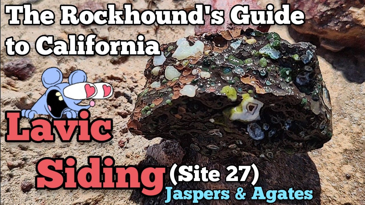 Lavic Siding The Rockhound's Guide to California #rockhounding #rockhound #agate #crystals #quartz