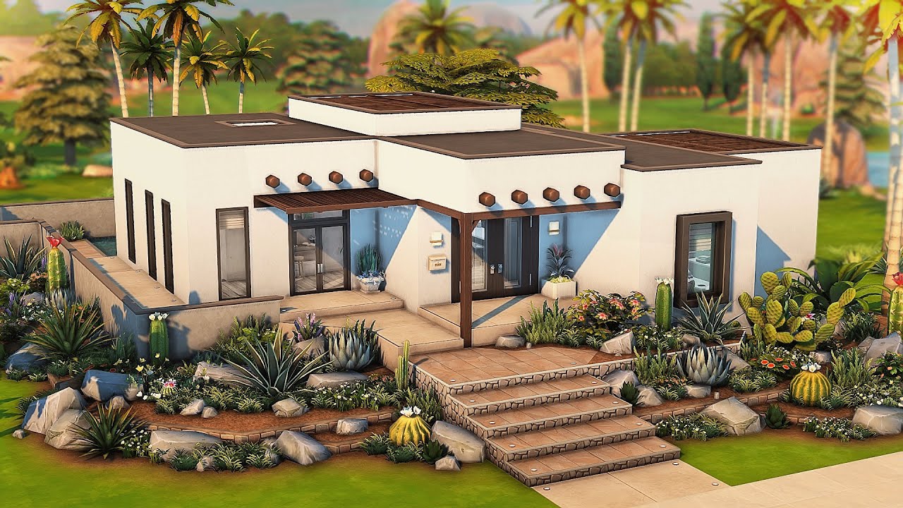 Desert Luxe Family Home 🌵 | The Sims 4 Speed Build