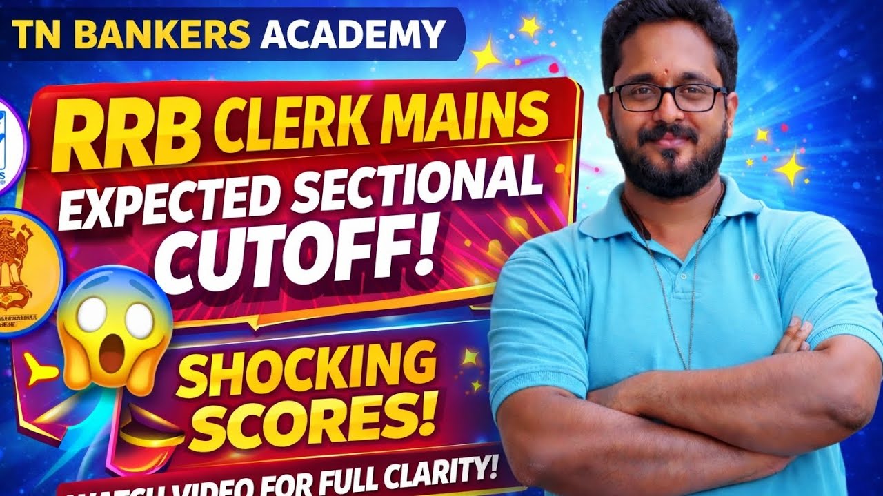 RRB Clerk Mains Expected Sectional Cutoff 2026 🔥 Shocking Scores Revealed! | Full Analysis