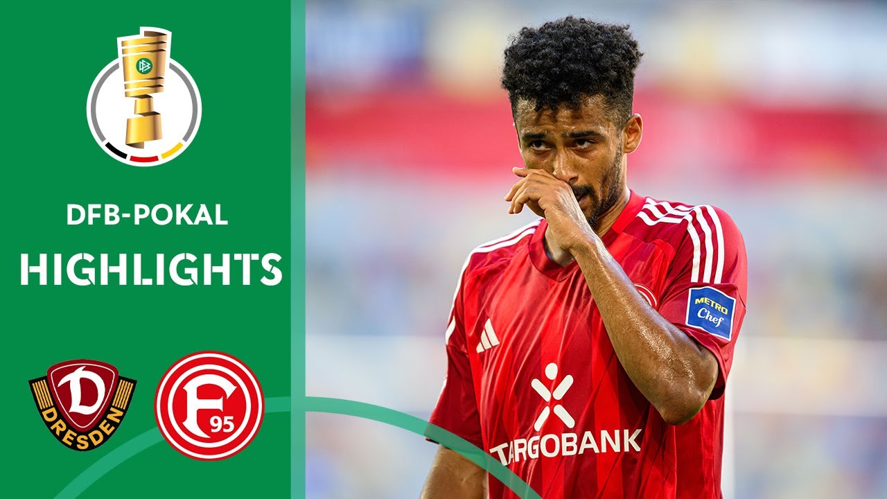 Shock for last year's semi-finalists! | Dynamo Dresden vs. D&uuml;sseldorf 2-0 | Highlights | DFB-Pokal