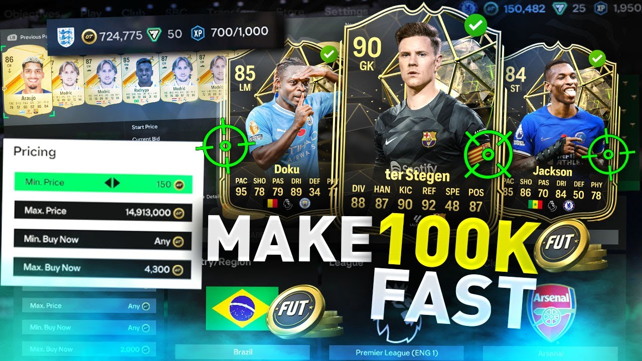 Best Sniping Filters 🤑 *MAKE 100K FAST* (FC 24 BEST SNIPING FILTERS TO MAKE COINS) #FC24