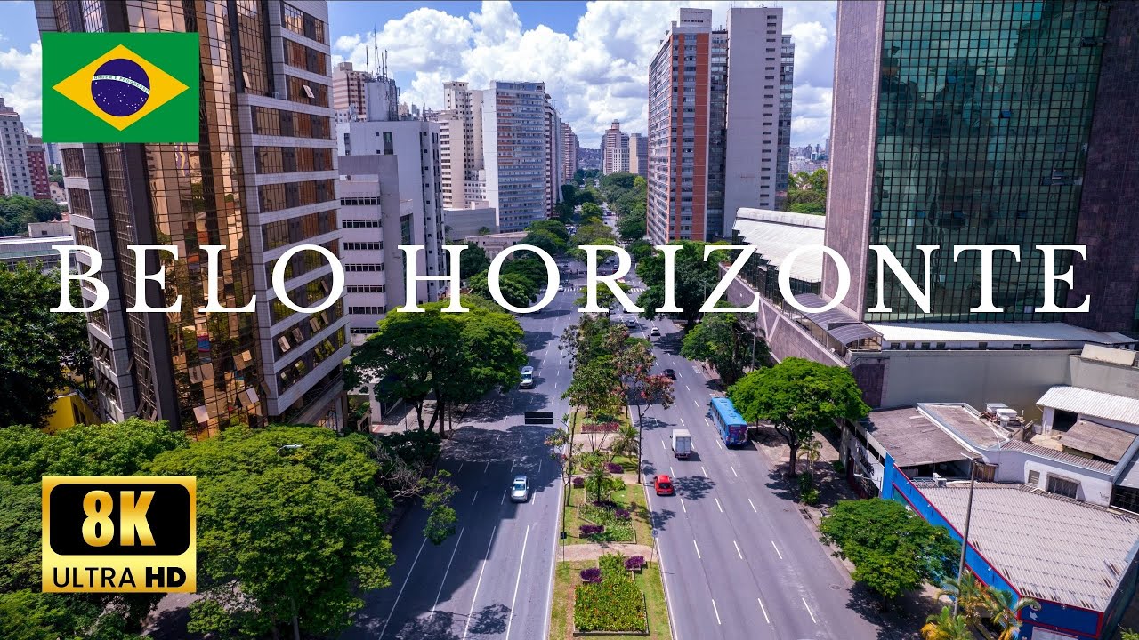 ▶️ BELO HORIZONTE MG, Brazil 🇧🇷 | by Drone Footage | 8K ULTRA HD