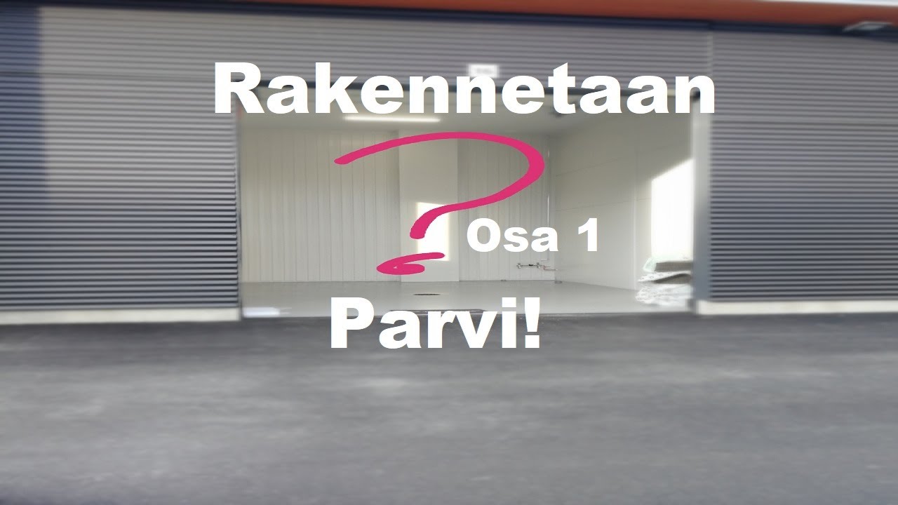 Rakennetaan parvi! (OSA 1) Rungon valmistelu. Talliosake diy parvi puusta. Garage loft, Finnish