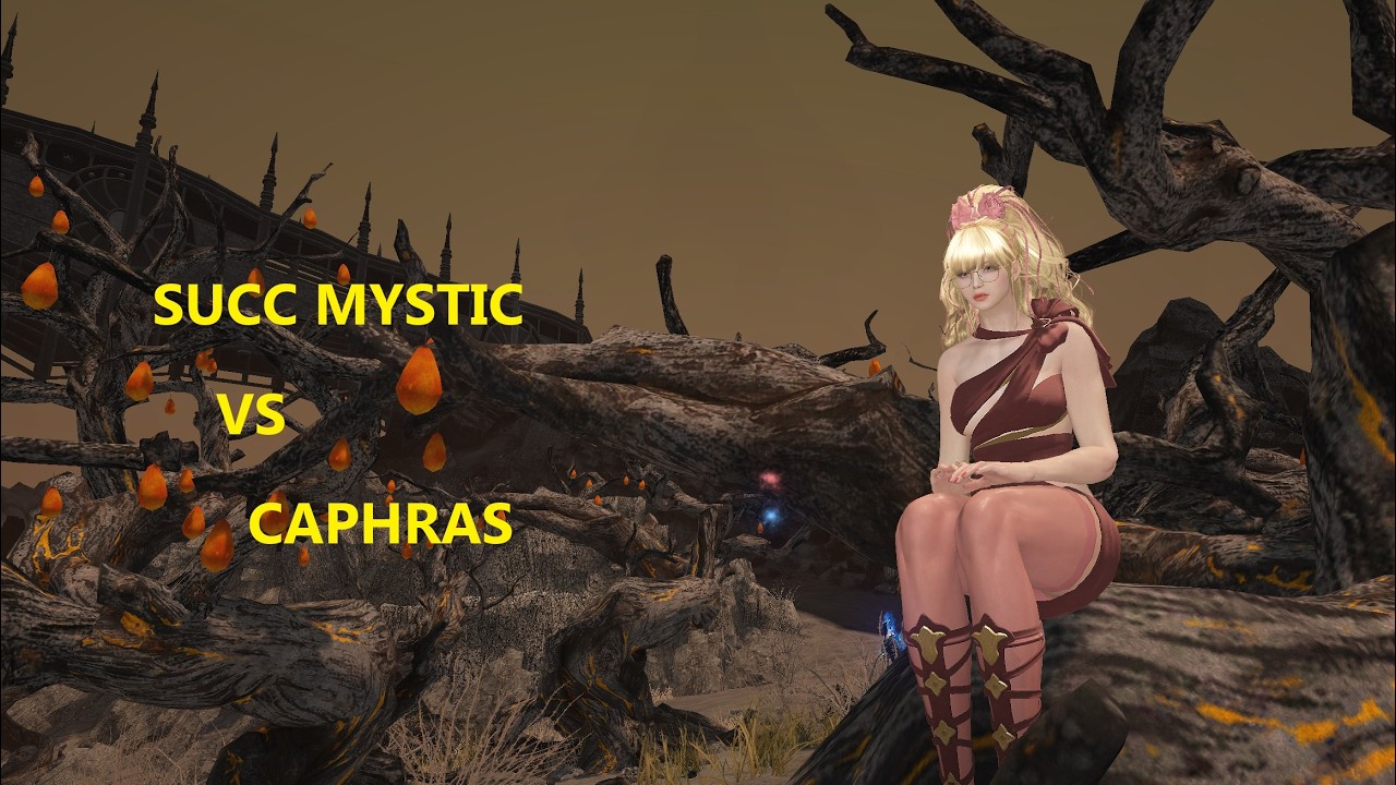 BDO  (Black Desert Online) - Succession Mystic vs Caphras @ Zephyros Castle