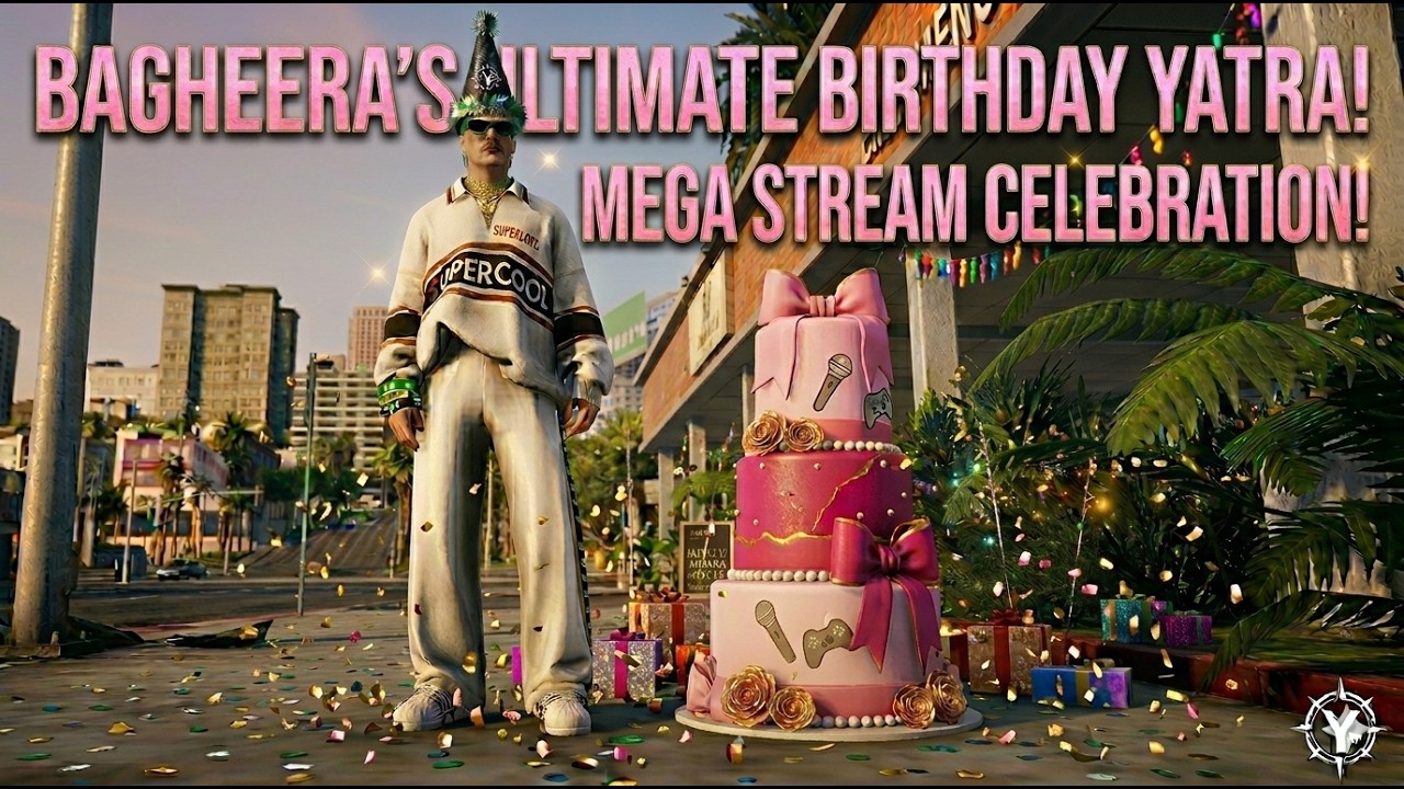 12 BAJE BIRTHDAY #bagheera #mlbb #gtarp #yatra