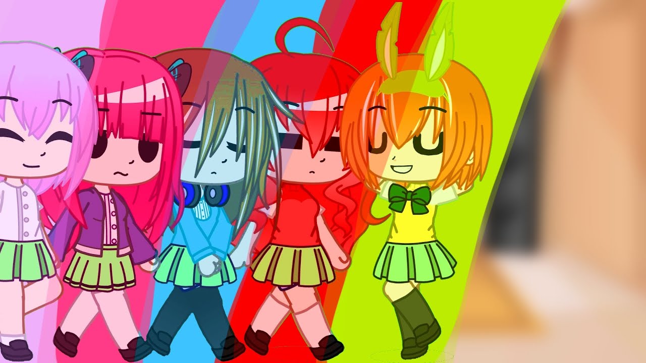 🦋🎧Las Quintillizas reaccionan a Son Goku🥕❤️ || #gachaclub ||