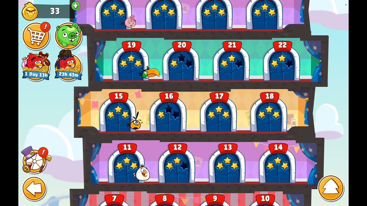 Angry birds friends ½
