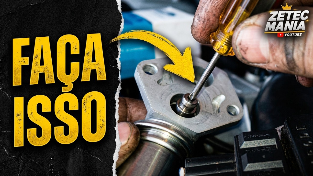 Atuador da Lenta Escort Zetec 16V quando trocar??? Limpeza e Reset!