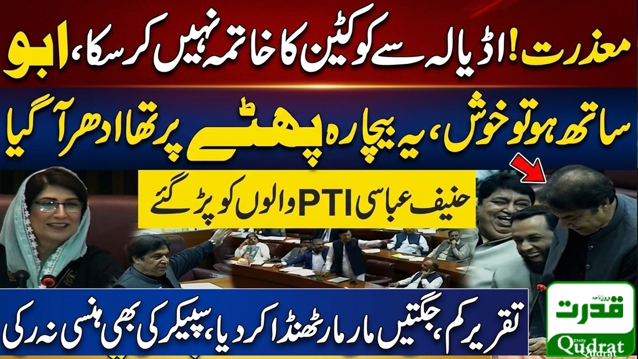 Hanif Abbasi vs PTI Members | Fiery Speech & Viral 