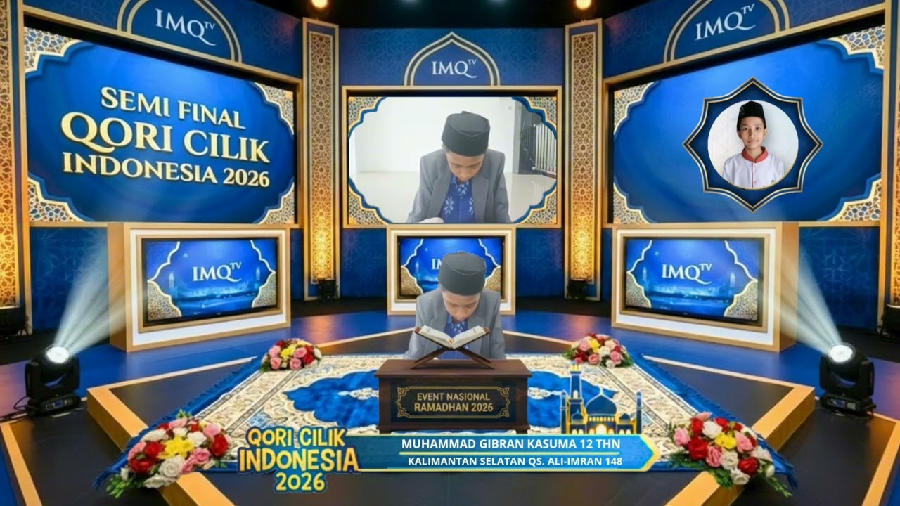 TOP 10|SEMI FINAL|MUHAMMAD GIBRAN KASUMA 12 THN|KALIMANTAN SELATAN|QORI CILIK INDONESIA 2026||
