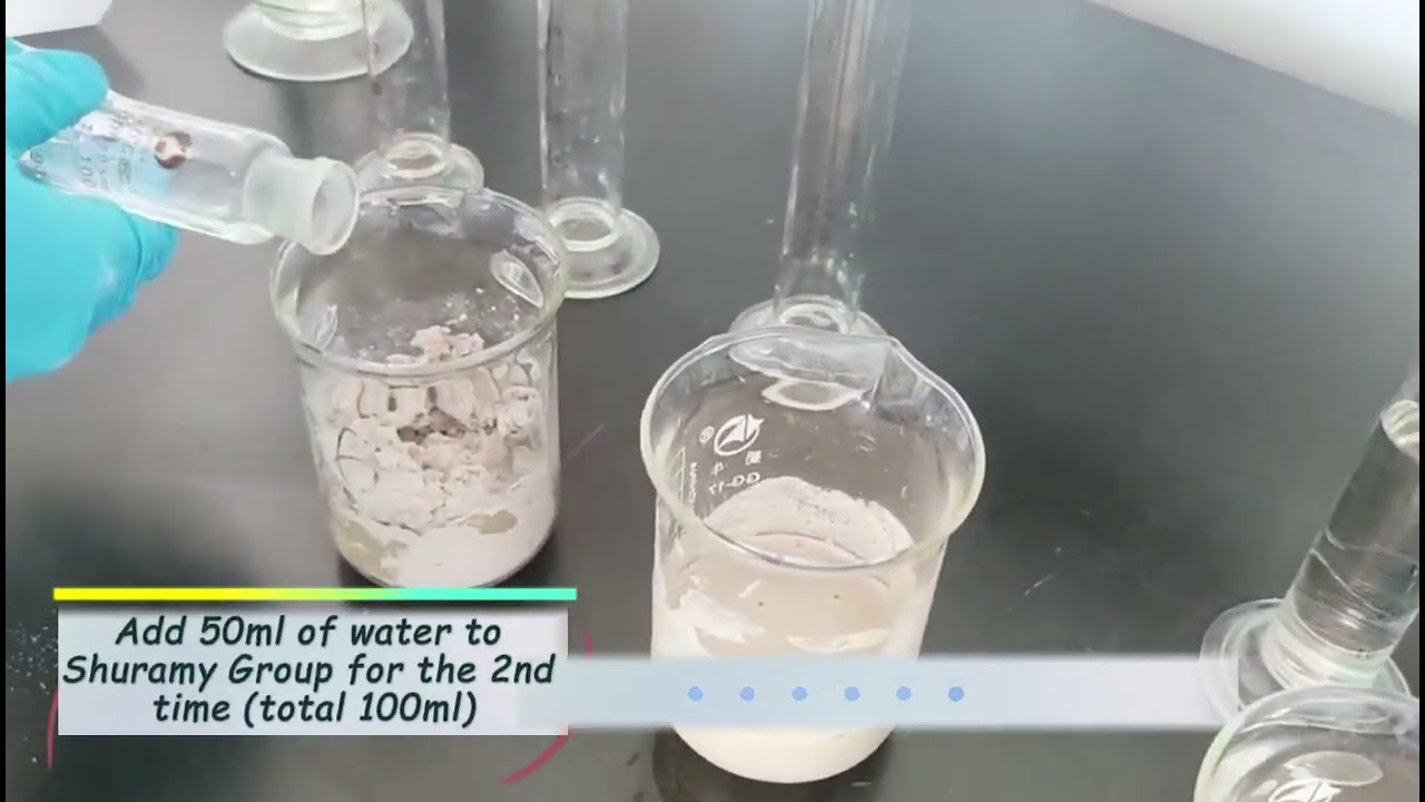 Water Absorption Test | Farm Environment Disinfectant/Modifier & Newborn Drying Powder Environment