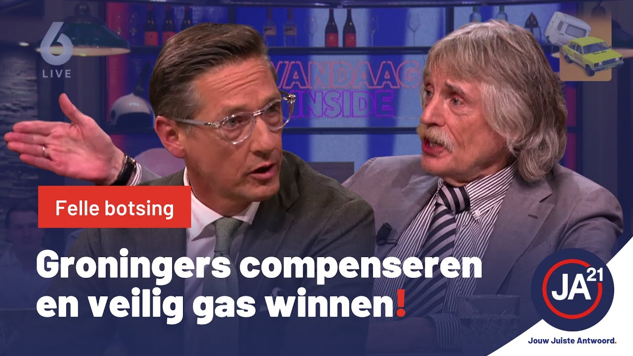Joost Eerdmans botst met Johan Derksen over gaswinning&nbsp;Groningen&nbsp;bij Vandaag Inside 👇