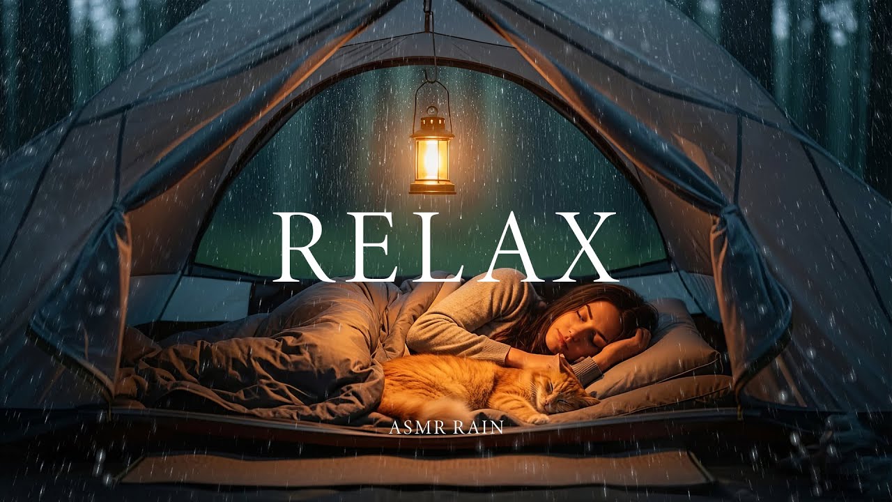 ASMR Rain Sounds in a Peaceful Rainy Room | Relaxing Rain Sounds for Sleeping #relax #rainsounds