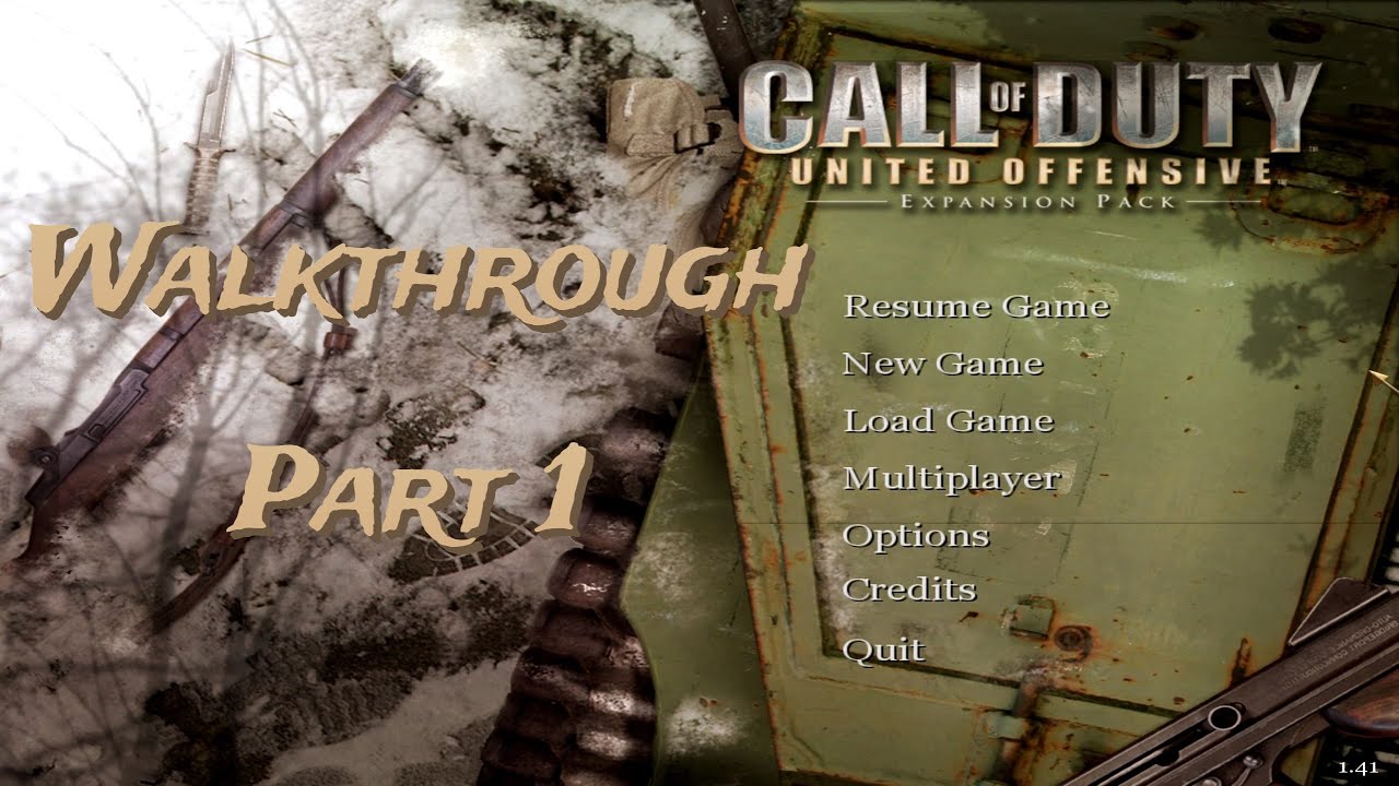 Call of Duty United Offensive - Walkthrough - Part 1