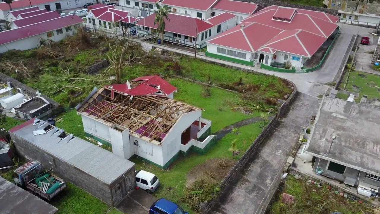 Saba Netherland Antilles drone video compilation before and after Irma - READ Description