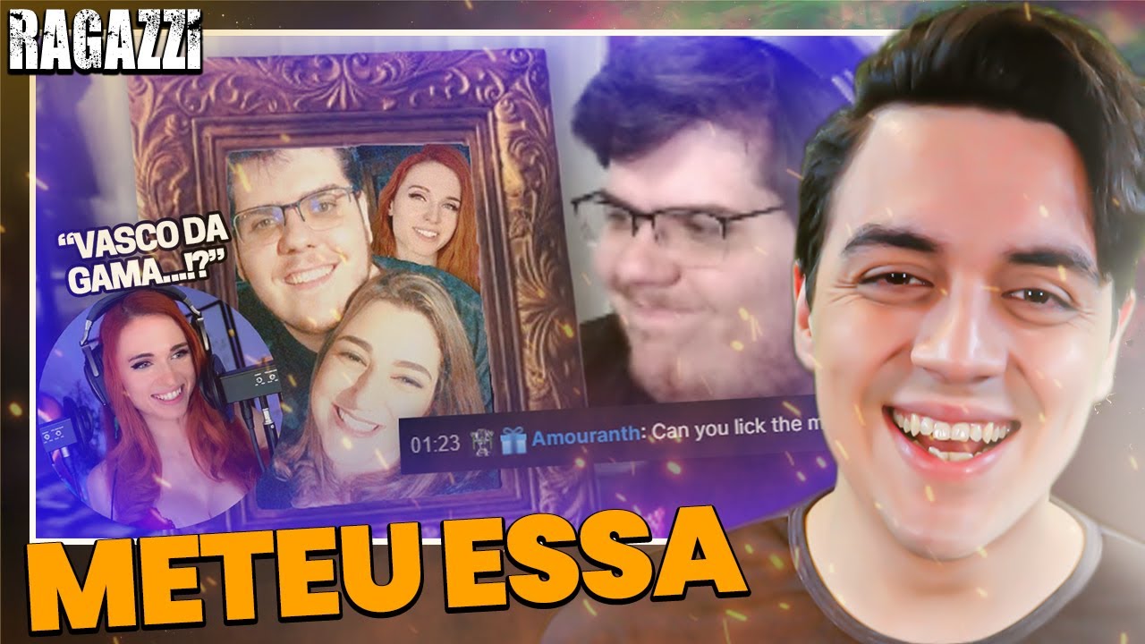 REAGINDO ao DIA QUE A AMOURANTH SEGUIU O CASIMIRO E QUASE ACABOU COM O SEU NAMORO •COMIC•