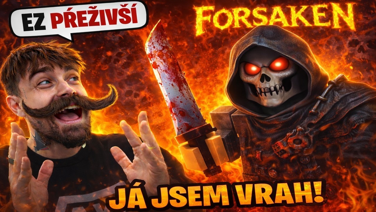 Stal jsem se vrahem v Forsaken! Roblox zábava 🔪