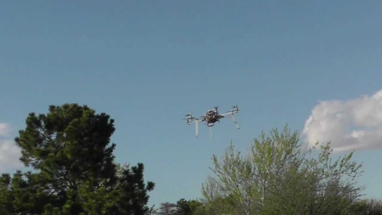 JDrones Hexcopter outdoor test flight
