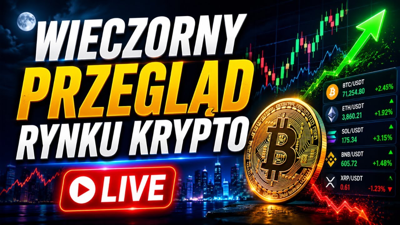BTC rośnie! Przegląd rynku krypto na żywo