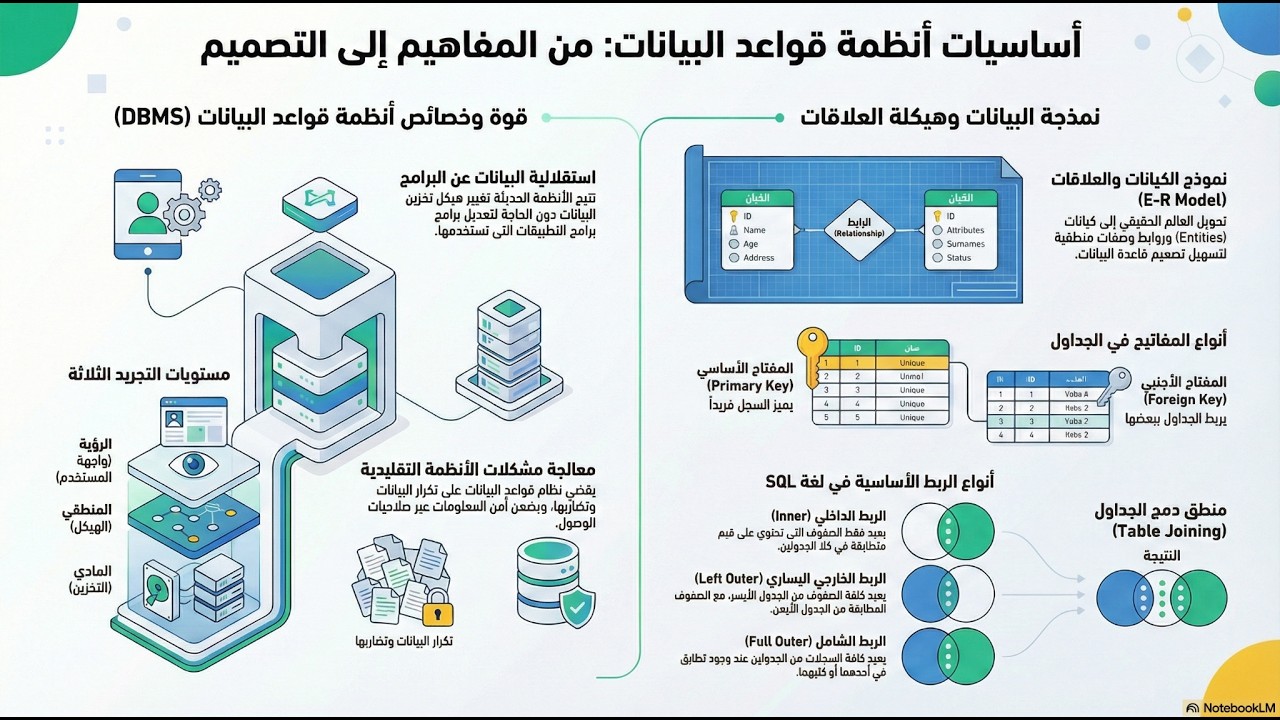 من الفوضى إلى النظام  سحر أنظمة قواعد البيانات