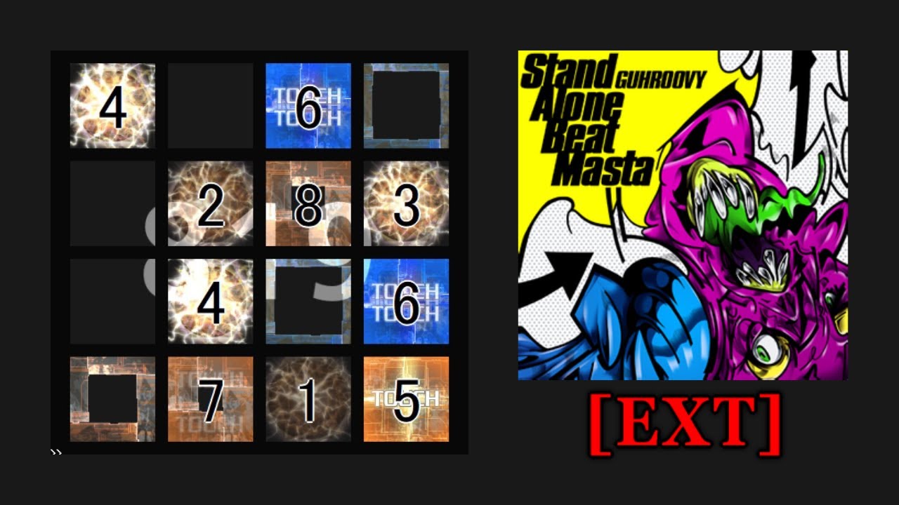 【jubeat saucer】Stand Alone Beat Masta(EXT) 譜面確認(シャッター+ハンドクラップ+同時色分け)