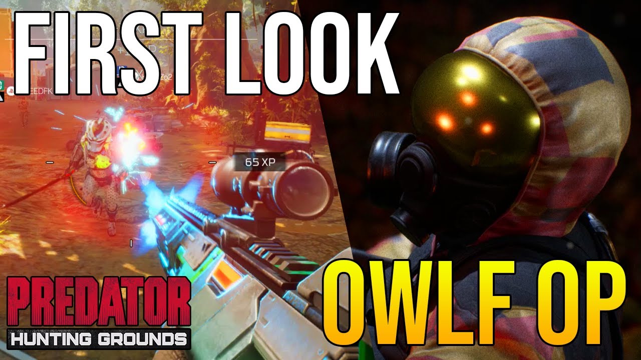 FIRST LOOK at OWLF OP in Predator Hunting Grounds 'PLASMA RIFLE, PDL LAUNCHER & MORE!