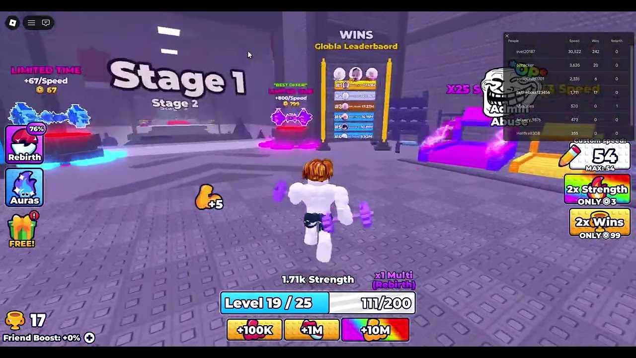 becoming strong in roblox