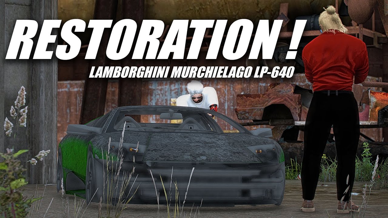 PROJECT RESTORASI LAMBORGHINI MURCHIELAGO BEKAS PERANG BESAR !!! 