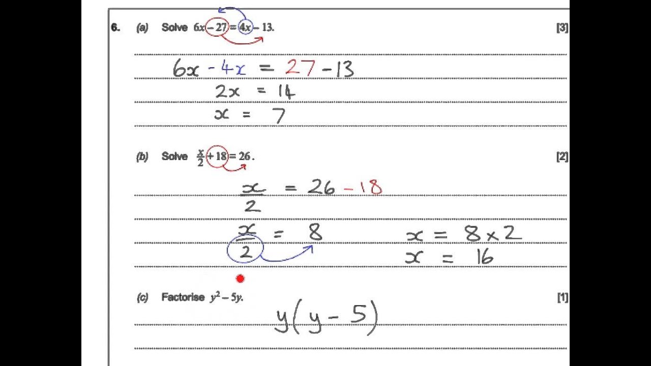 Year 10 mock exam - Paper 1