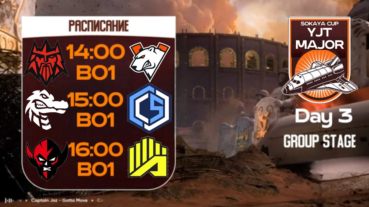 YJT MAJOR#2 SO2 x Sokaya cup. Групповой Этап День 3 arct1k vs bently