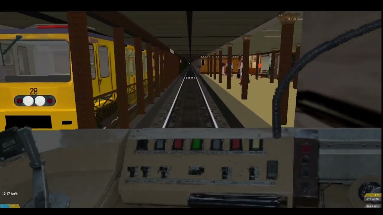 Open Bve M1 metró Vörösmarty tér-Mexikói út