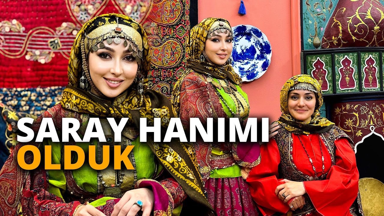 AZERBAYCAN'DA SARAY HANIMI OLDUM-19. YÜZYIL AZERBAYCAN GELENEKSEL SARAY GİYİMLERİ #176