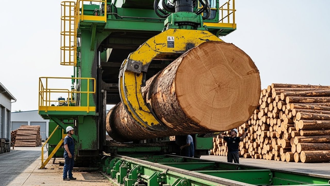 Inside the World’s Largest Plywood Factory | Log to Table Manufacturing Process
