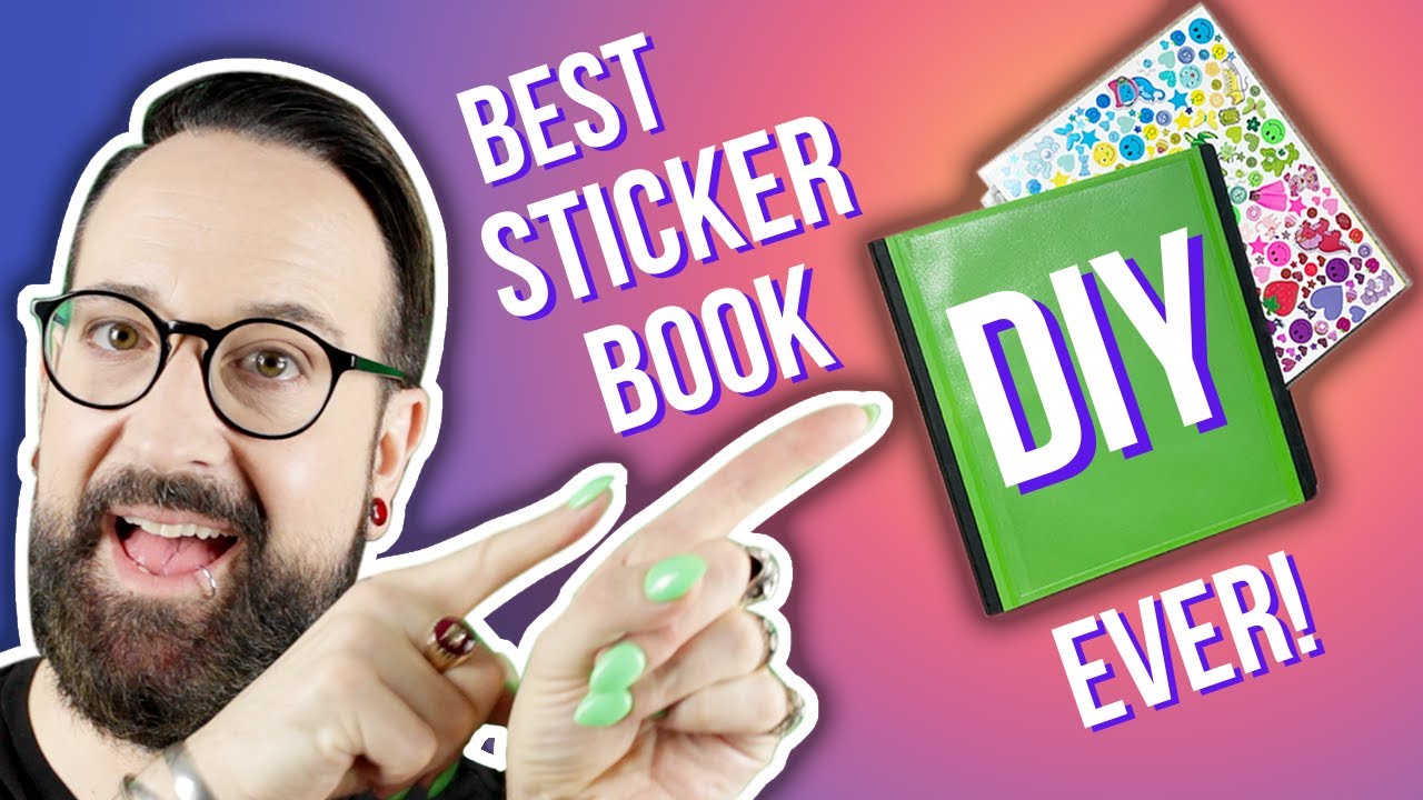 Make Your Own DIY Sticker Book | Making My 4th Sticker Book!