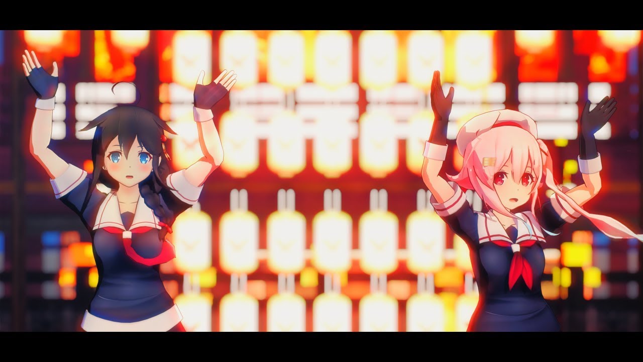 【MMD艦これ】時雨春雨で宵々古今