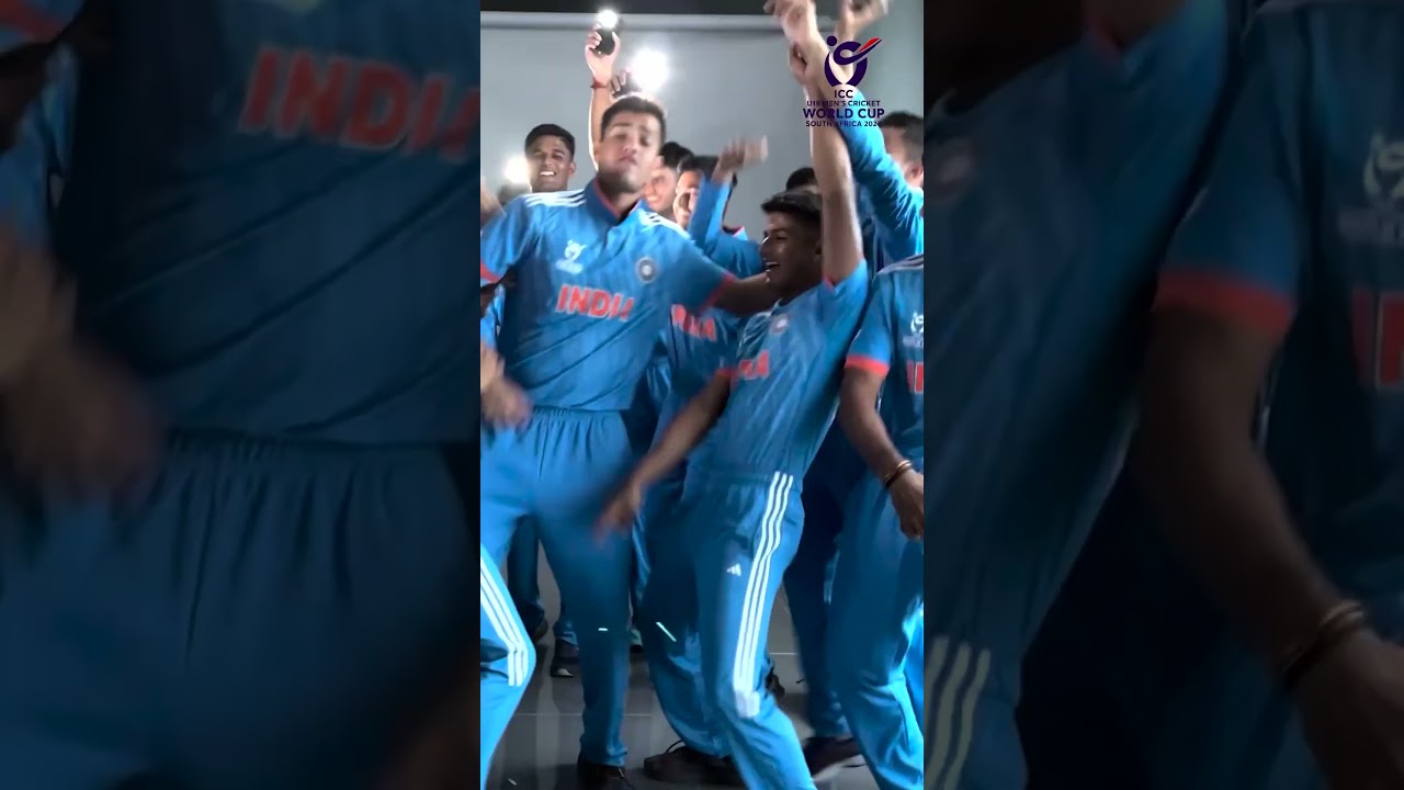Make some noise for the Desi Boys 🎵🪩 🔊 #u19worldcup #cricket