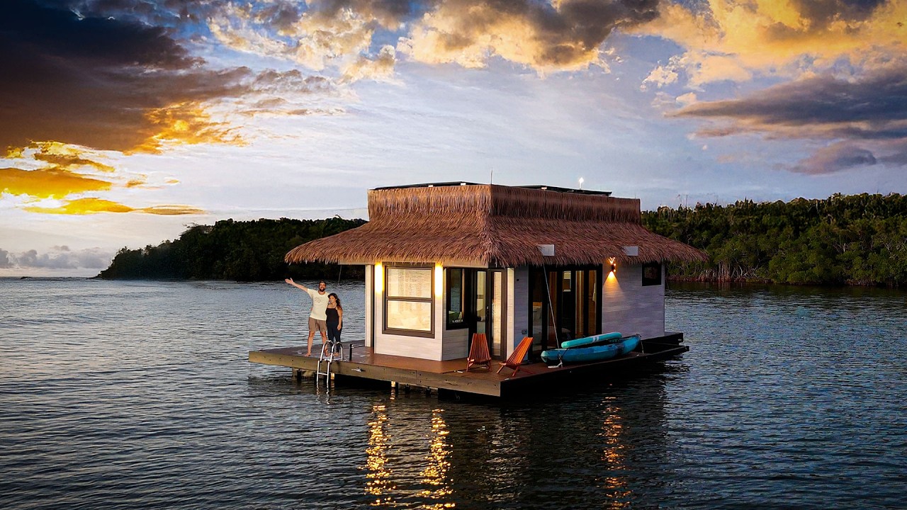 Living on a FLOATING CABIN in the Everglades!
