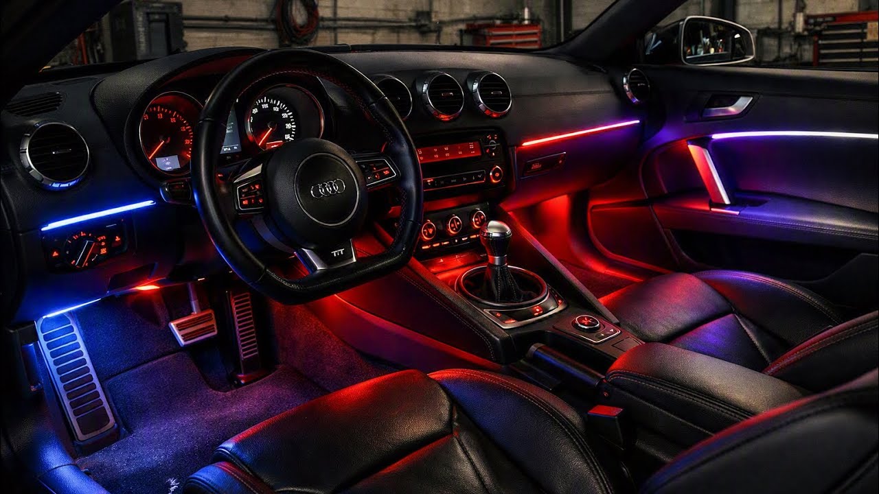 Luz ambiente y luces de bienvenida Audi TT