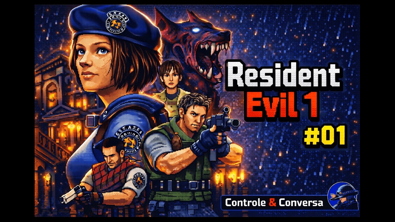 Resident Evil 1 Remake — #01 | Controle & Conversa (Sem edição / PT-BR)